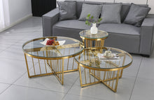 Load image into Gallery viewer, Serena Coffee Table &amp; Side Table Collection - 3 Colours Available
