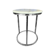 Load image into Gallery viewer, Layla Side Table - Silver - Elegant Collections 
